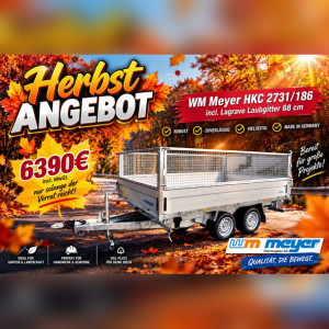 WM Meyer HKC 2731/186 mit Laubgitteraufsatz